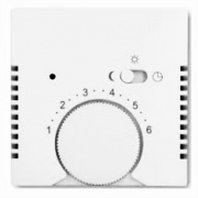 Накладка для терморегулятора 1095 U/UF-507, 1096 U ABB Basic 55 альпийский белый (1795-94)