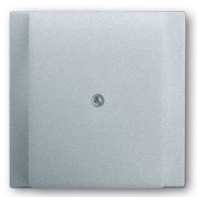 Вывод кабеля ABB impuls серебристый металлик (1749-783)