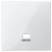 Накладка выключателя со шнурком и окошком подсветки System M Merten полярно-белый