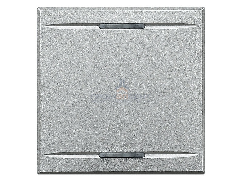 Axolute Клавиши без символа – 2 модуля, цвет алюминий