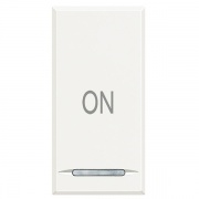 Axolute Клавиши с символами для системы автоматизации для 1 функции - 1 модуль, ON, цвет белый