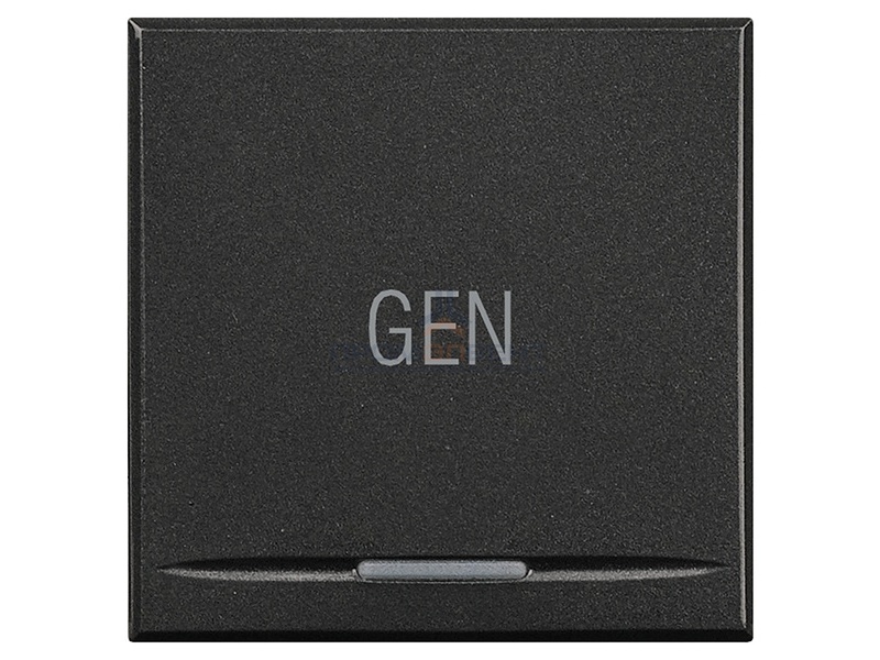 Axolute Клавиши с символами для системы автоматизации для 1 функции - 2 модуля, GEN, цвет антрацит