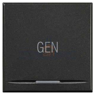 Axolute Клавиши с символами для системы автоматизации для 1 функции - 2 модуля, GEN, цвет антрацит