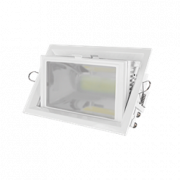 Светильник светодиодный "ВАРТОН" Downlight поворотный квадратный 241*154*100 мм 30W 4000K 1/6