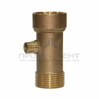 Штуцер трехвыводной UNIPUMP - 1"x1"x1/4" (НР-ВР-НР)