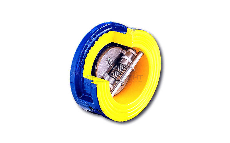 Клапан обратный дисковый Zetkama 407 A - Ду40 (ф/ф, PN16 Tmax 100°C, исполнение №54)