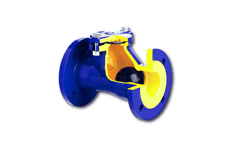 Клапан обратный шаровой Zetkama 400 D - Ду125 (ф/ф, PN16, Tmax 70°C, исполнение №55)