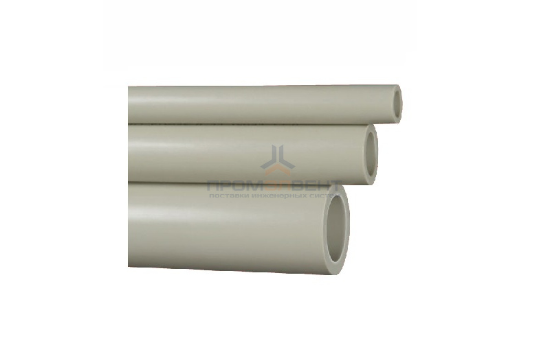 Труба полипропиленовая армированная стекловолокном FV-Plast FASER - 20×3,4 (PN20, штанга 4м, цсерый)