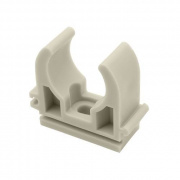 Клипса для труб FV-Plast - 25 (для полипропиленовых труб, цвет серый)