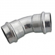 Отвод 45° Conex Banninger PC 5041 - 42 (оцинкованная сталь)