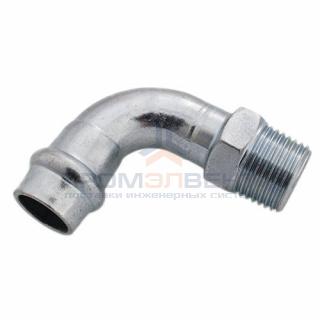 Отвод 90° Conex Banninger PC 4001G - 54 x 2" (оцинкованная сталь)