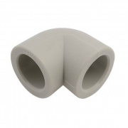 Отвод 90° FV-Plast - 75 (для полипропиленовых труб под пайку, цвет серый)