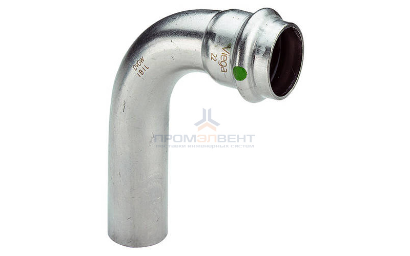 Отвод 90° Viega Sanpress Inox 2316.1 - 54 (нержавеющая сталь)