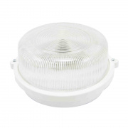 НБП 01-100-033 Светильник влагозащищенный белый,корпус ПАТС, рас-ль стекло, Е27х100W,IP53