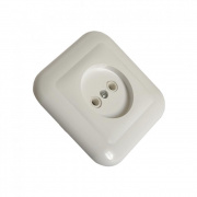 Розетка одноместная скрытой установки РС16-039, полистирол УХЛ4, 250В, 16А, IP20