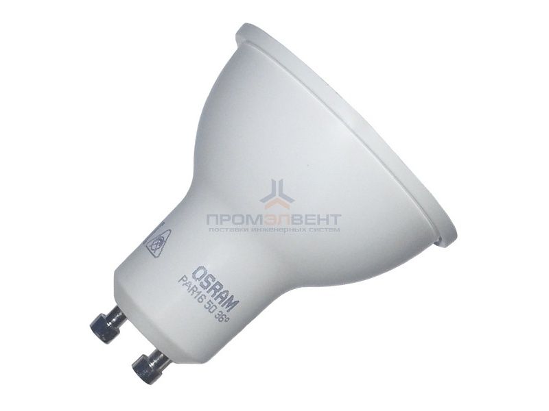 Лампа светодиодная Osram LED PAR16 50 4,8W/830 35° 350lm 220V GU10