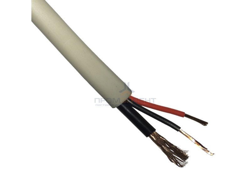 Кабель видеонаблюдения на базе РК 75-2-122 КВК-В-2x0,75М внутренний [бухта 200м]