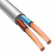 Провод ПВСнг(А)-LS 2х1,5 белый малодымный ("ЭКЗ" Электрокабель Кольчугинский Завод)