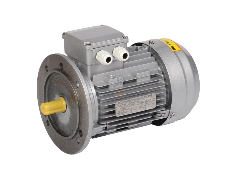 Электродвигатель асинхронный 3ф. АИР 63B4 380В 0,37кВт 1500об/мин (фланец) 3081 DRIVE IEK