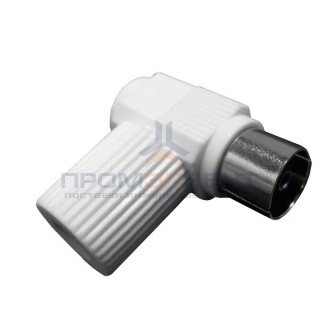 IEC-гнездо ТВ угловое