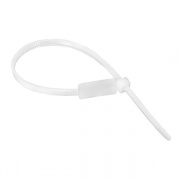 Хомут P6.6 маркировочный, белый, 4,8х190, табличка 28х13 (100шт)