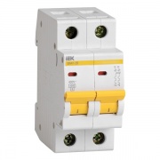 Автоматический выключатель ВА47-29 2Р 6А 4,5кА характеристика D ИЭК (автомат)
